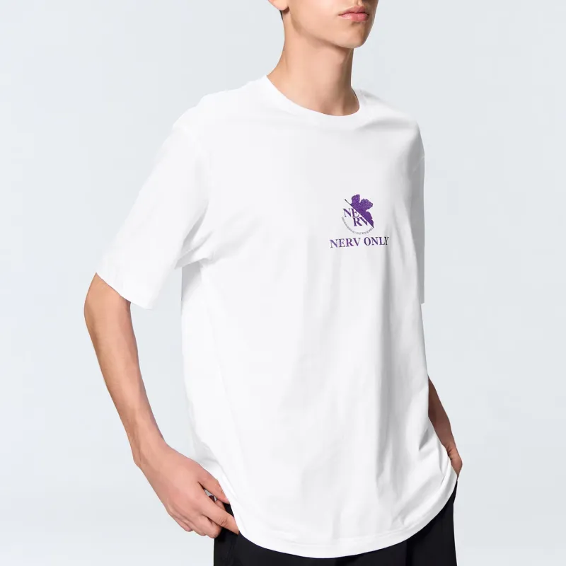 GU EVA Collaboration T Shirts Men White-4