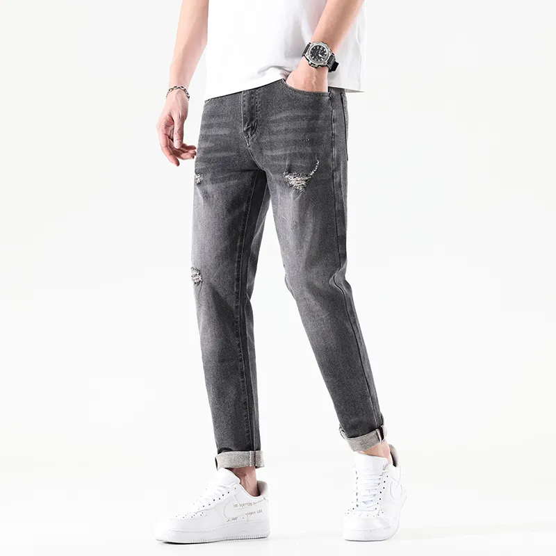 PIERRE CARDIN Jeans Men's Black Gray Color-3