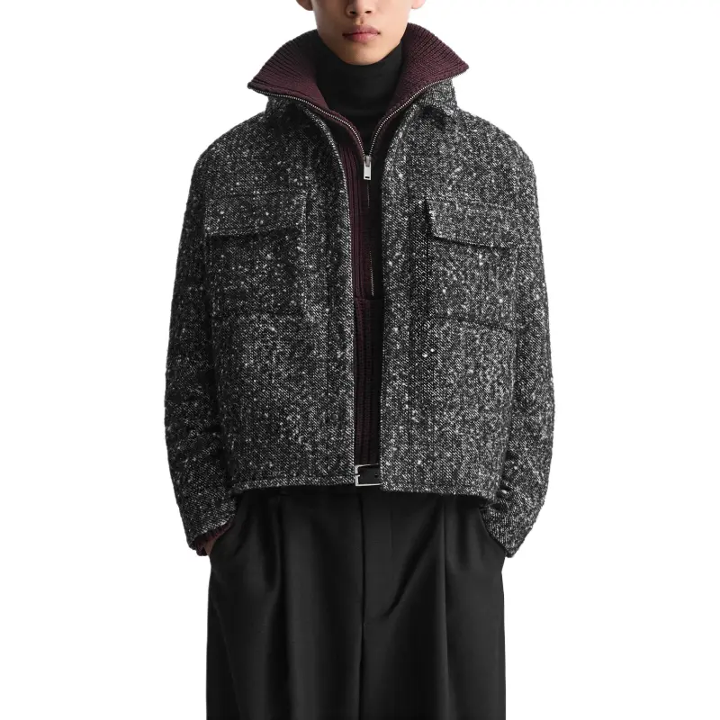 ZARA Jackets & Coats Men's Black/White-5