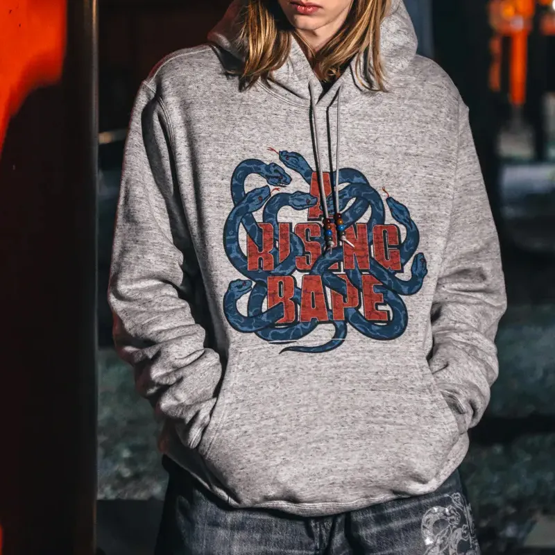 A BATHING APE Year Of Snake Pullover Hoodie-1