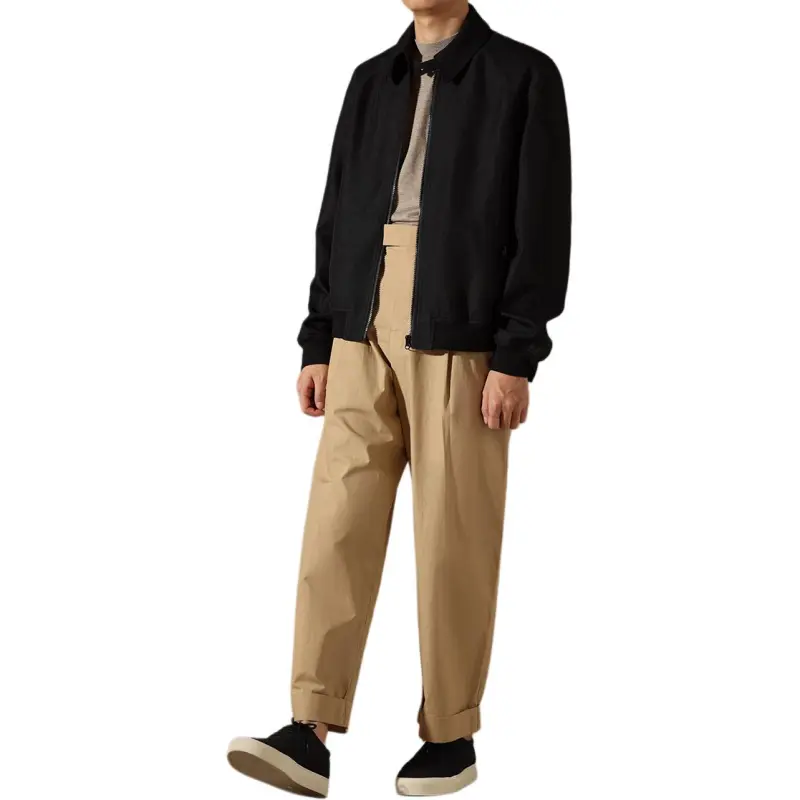 Hacikis Jackets Coats Men's Black-1