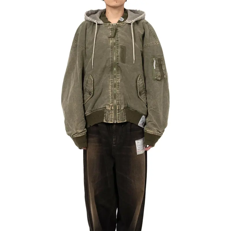 Maison Mihara Yasuhiro Double Layered Flight Jacket-4