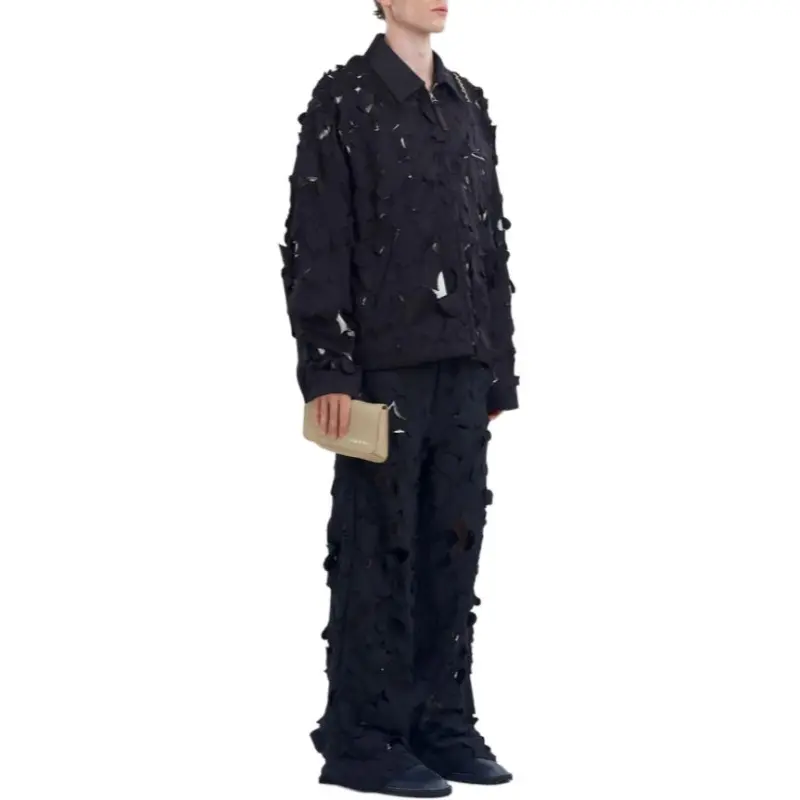 MARNI Circle Laser Cut Trousers-1