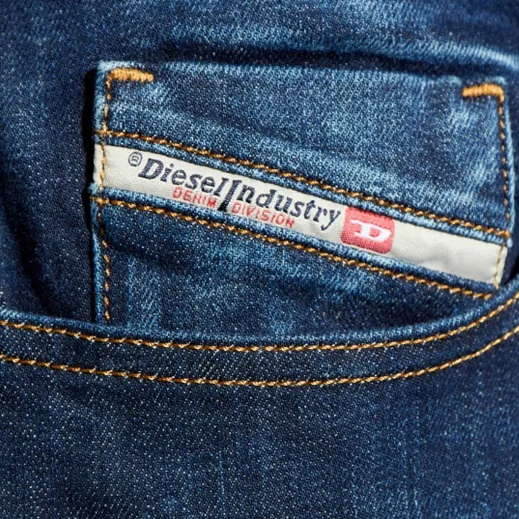 DIESEL 2019 D Strukt Faded Effect Jeans-4