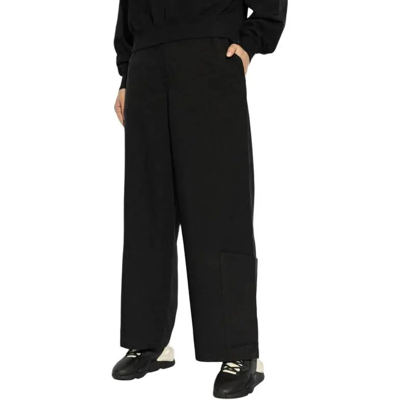 Adidas Women's Y 3 Uniform Wide Leg Trousers Black-1