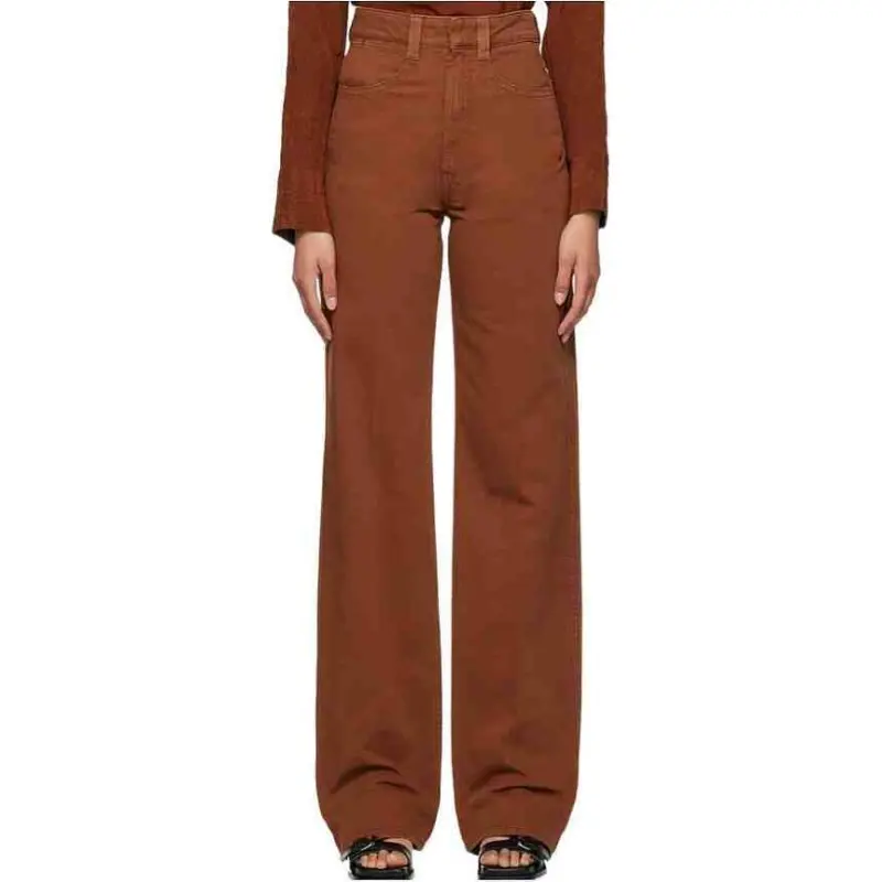 Lemaire Jeans Women's Brick Red-4