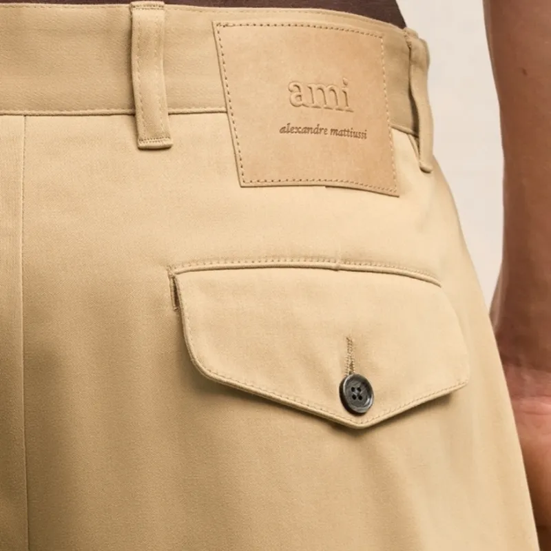 Ami Paris Tapered leg Trousers-4