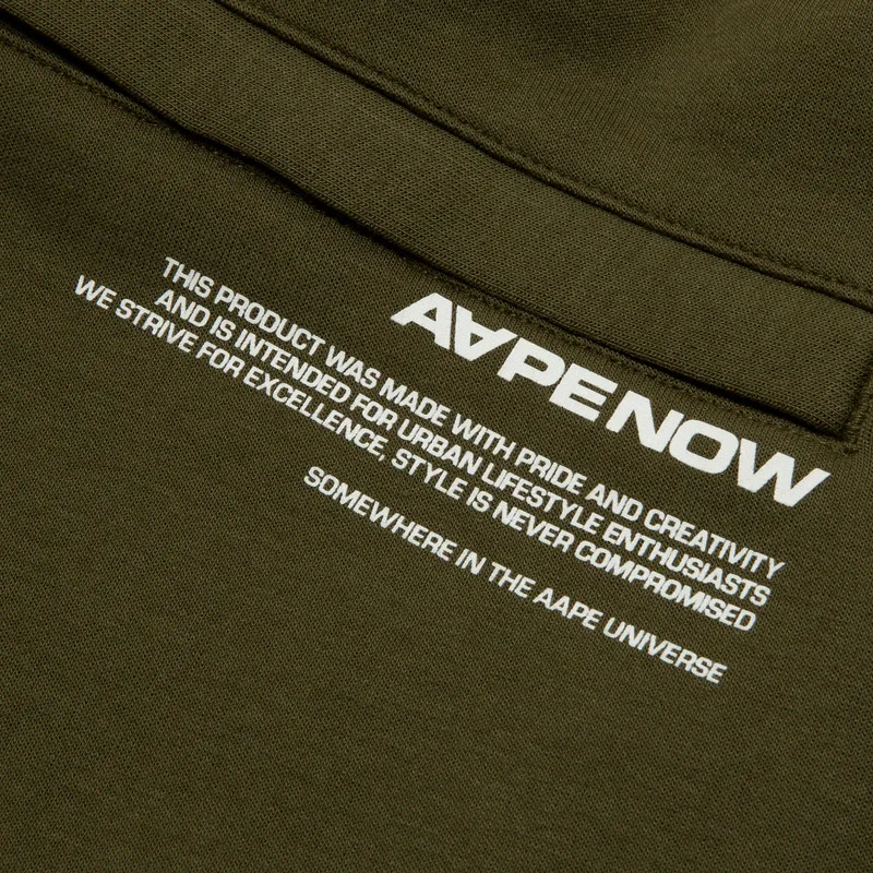 Aape Logo patch Cargo Track Pants-4