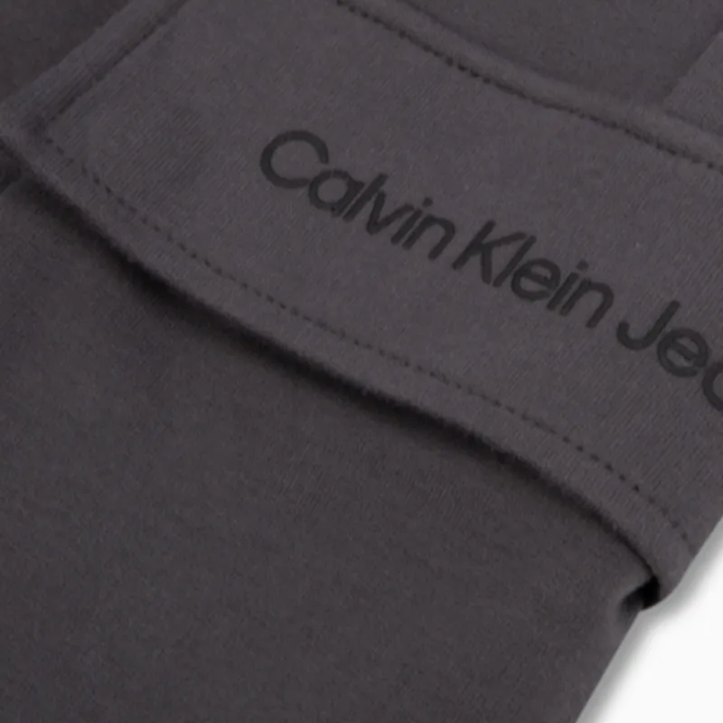 CALVIN KLEIN Casual Pants Men's Graphite Gray-3