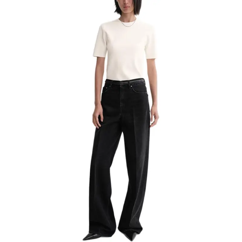 TOTEME FW24 Jeans Women's Faded Black-1