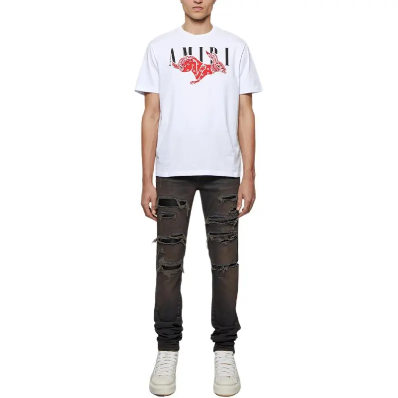AMIRI Cny Rabbit Logo Tee-3