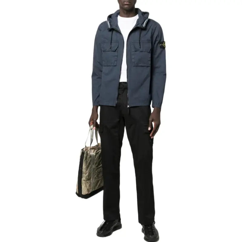 STONE ISLAND Jackets Men Blue-3