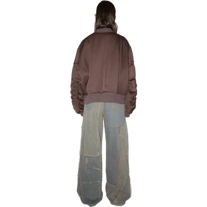 Acne Studios Cropped Coats Women's Brown-2