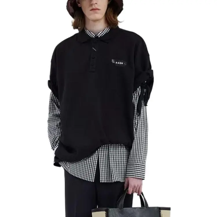 ADER ERROR Sig; TRS Tag Polo Shirt-2