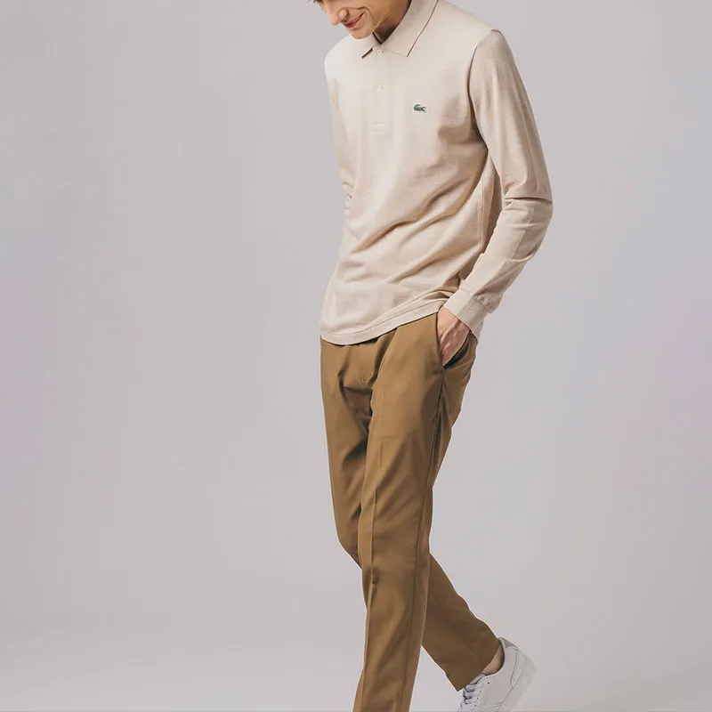 LACOSTE Polo Shirts Men Beige-1