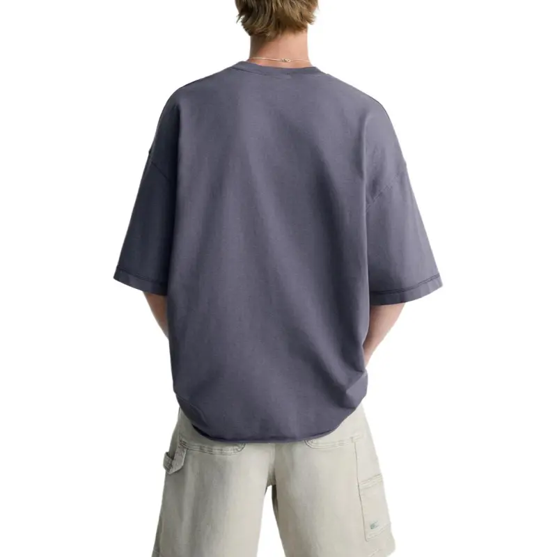 ZARA T Shirts Men Purple-2