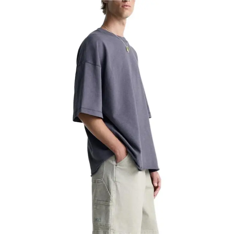 ZARA T Shirts Men Purple-4