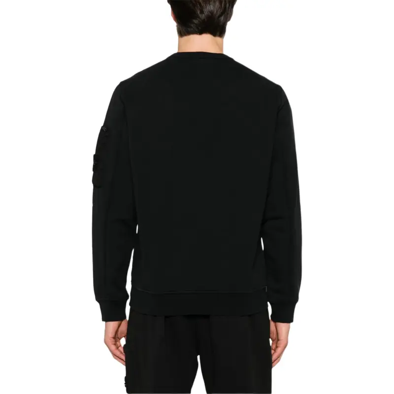 STONE ISLAND Compass Patch Crewneck Sweatshirt-1
