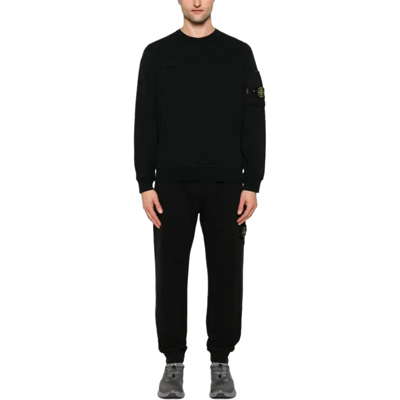 STONE ISLAND Compass Patch Crewneck Sweatshirt-2