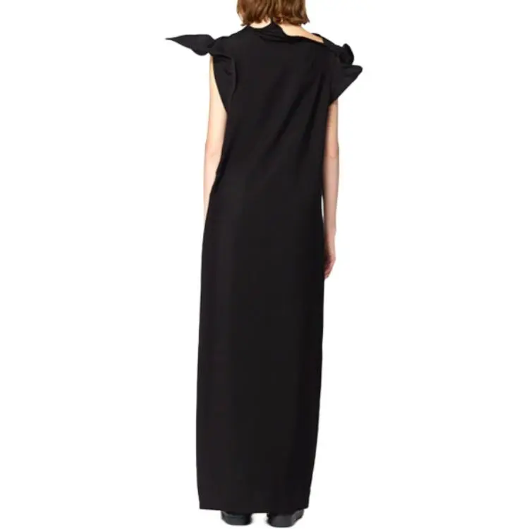 Yohji Yamamoto Sleeveless Dress Women's Black-4
