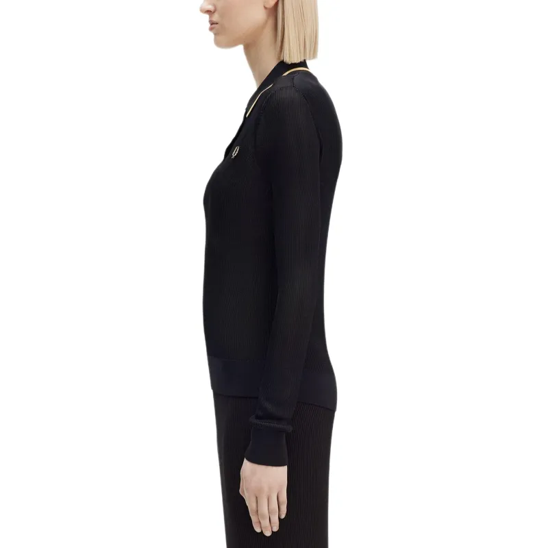 FRED PERRY FW24 Shirt Women's Black-2