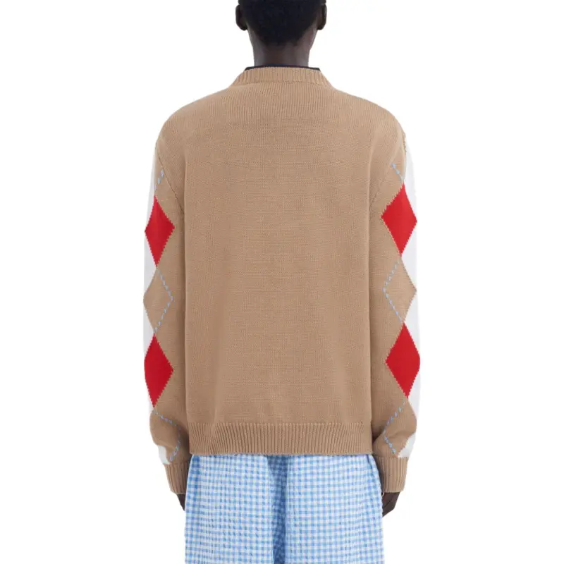 MARNI Argyle Intarsia knit Jumper-2