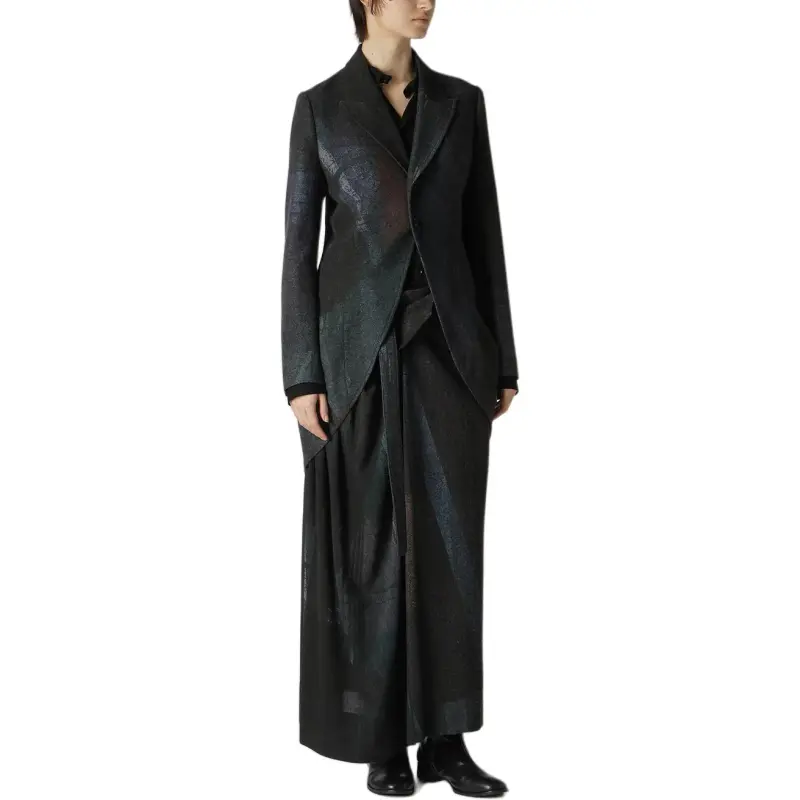 Yohji Yamamoto Y's FW24 Jackets Coats Women's Blue-2