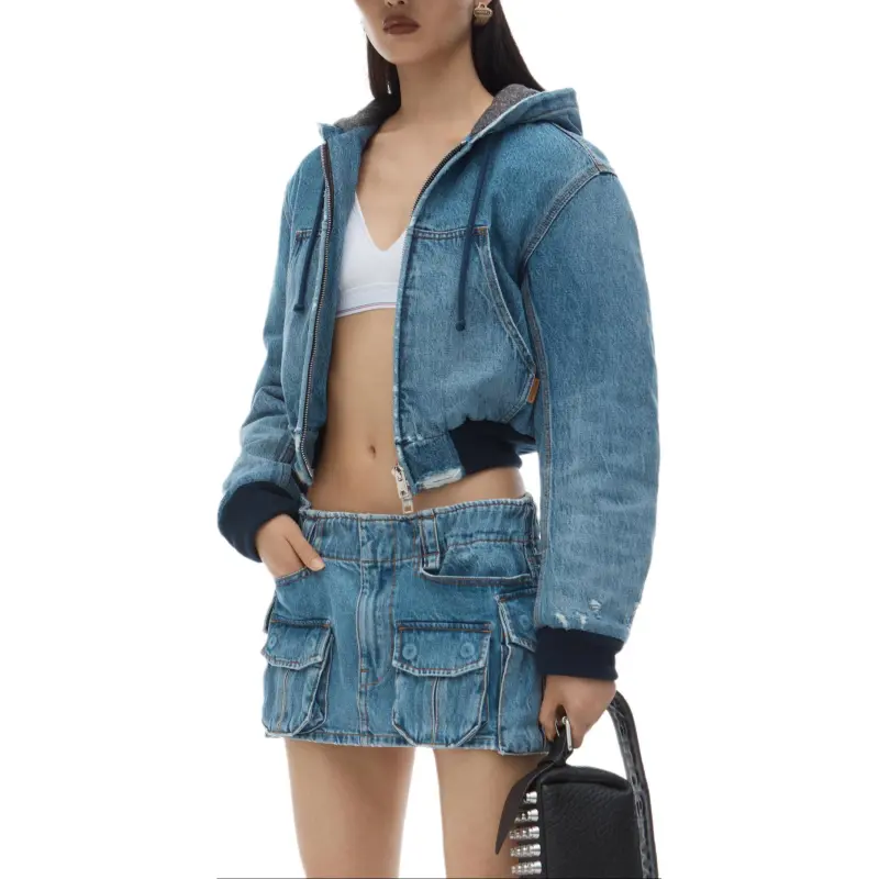 Alexander Wang Mid Rise Pocket Cargo Miniskirt-2