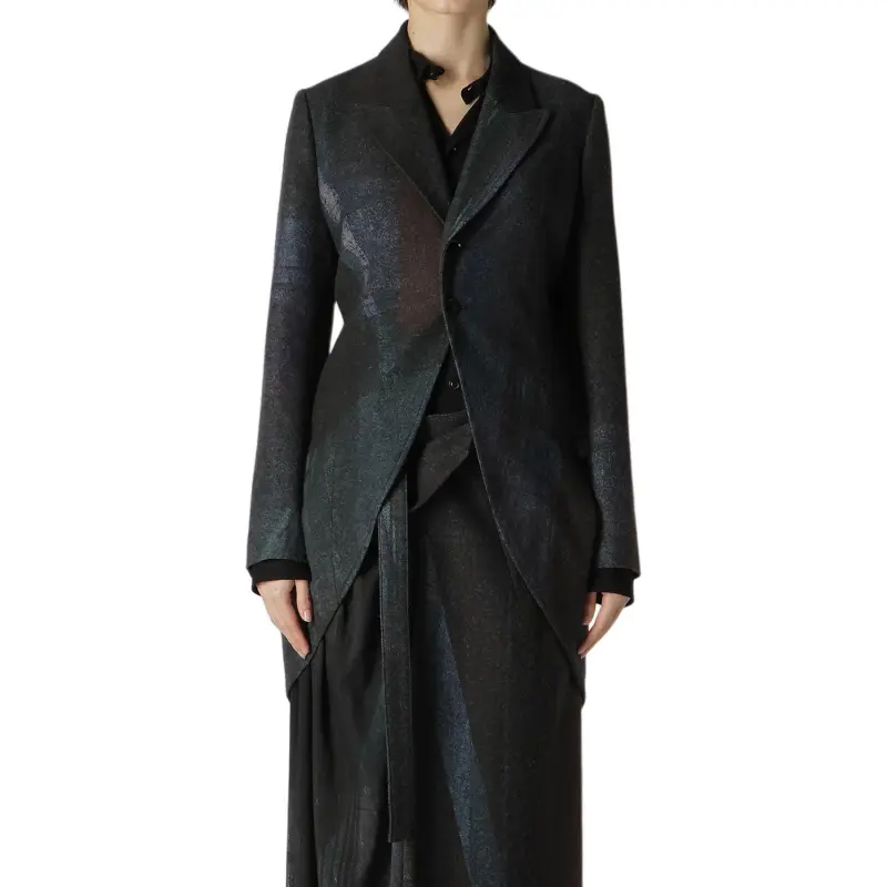 Yohji Yamamoto Y's FW24 Jackets Coats Women's Blue-4