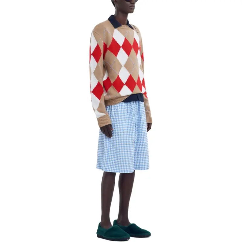 MARNI Argyle Intarsia knit Jumper-1