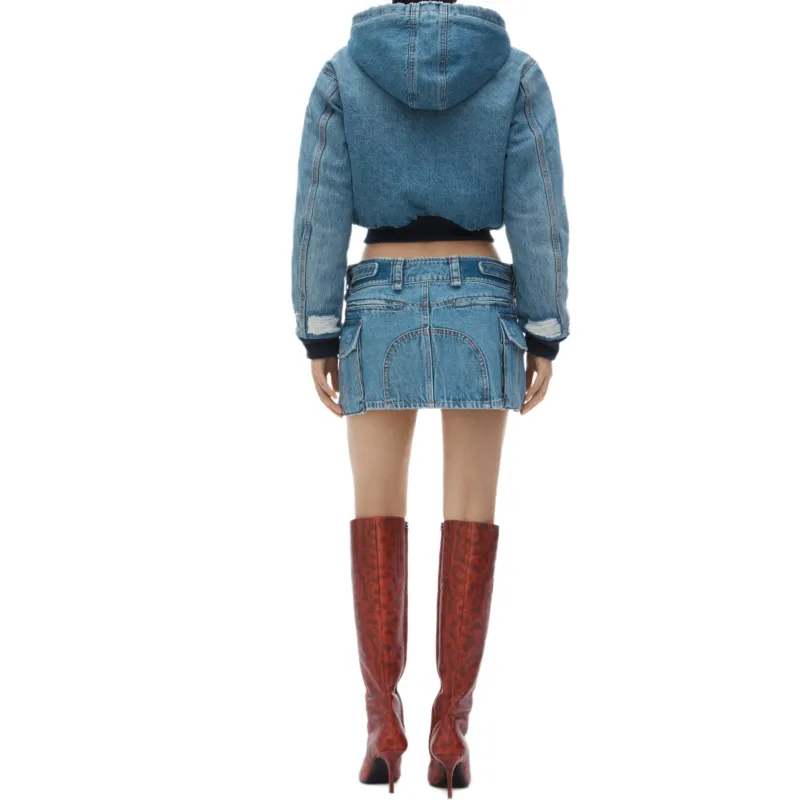 Alexander Wang Mid Rise Pocket Cargo Miniskirt-1