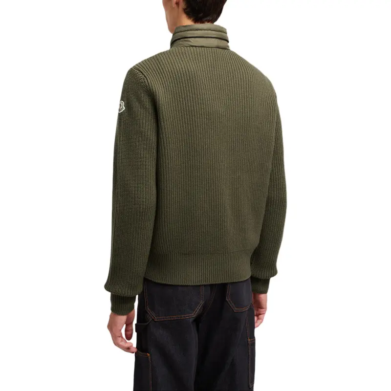 Moncler Logo Patch Padded Cardigan-3