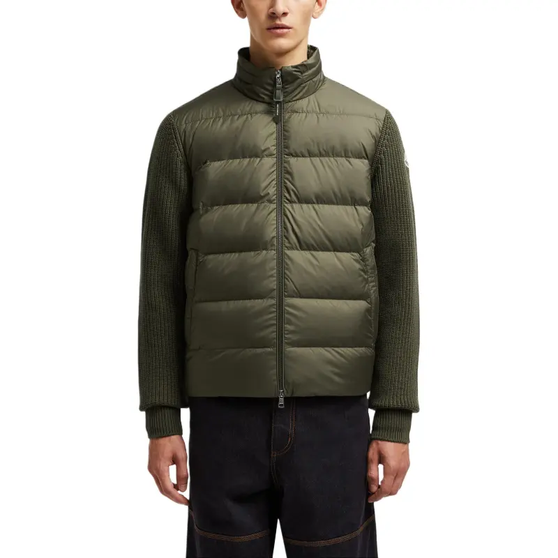 Moncler Logo Patch Padded Cardigan-2