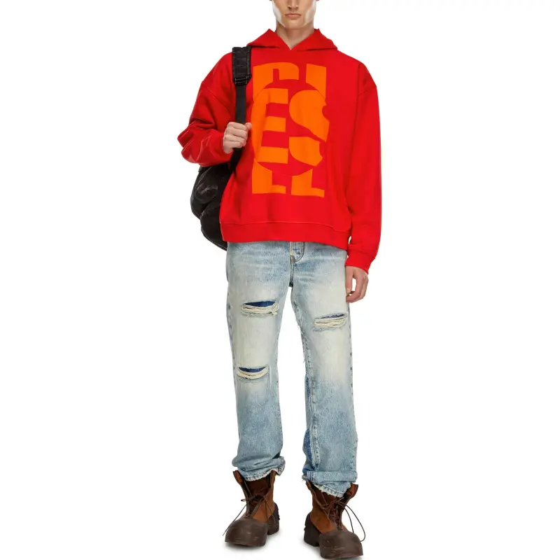 DIESEL FW24 Sweatshirt Men's Red-3