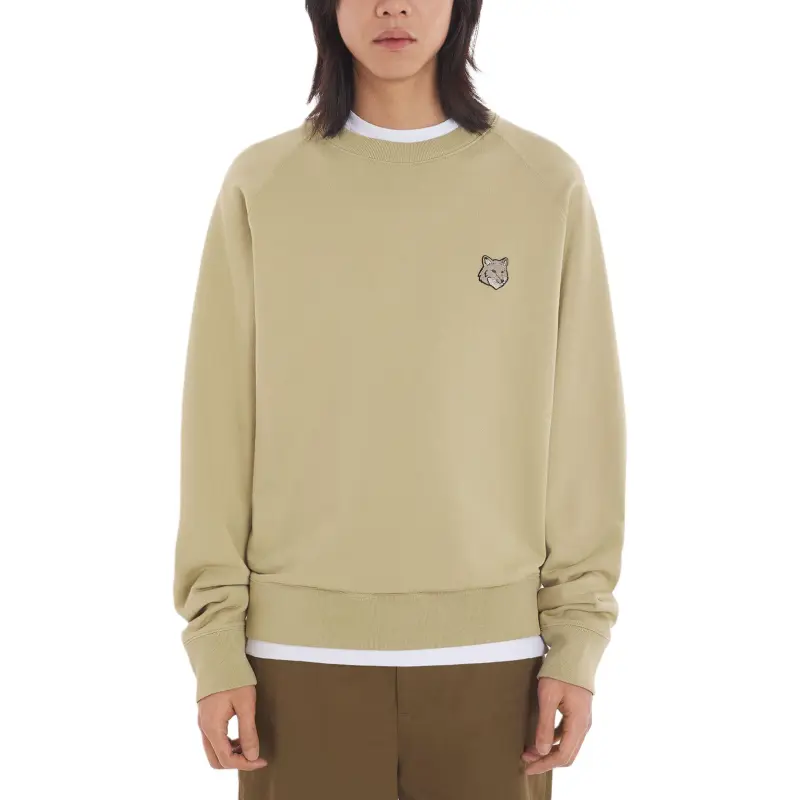Maison Kitsune Bold Fox Head Patch Oversized Sweatshirt-3