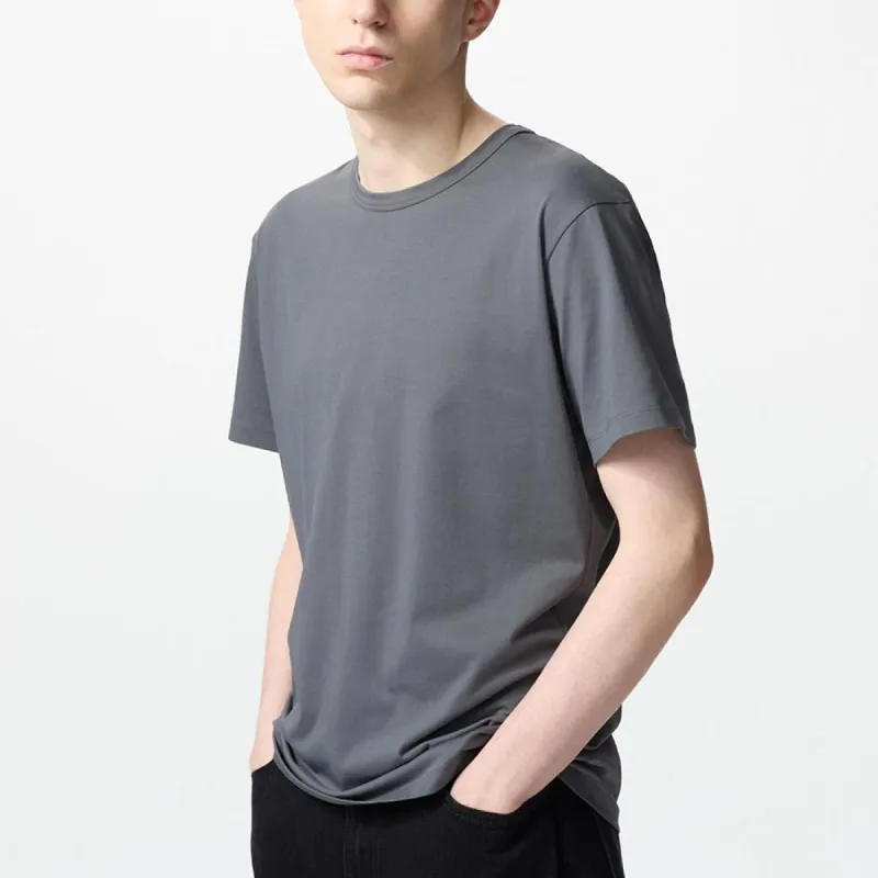 UNIQLO AIRism Mesh Series T Shirt Men's Asphalt Gray-2
