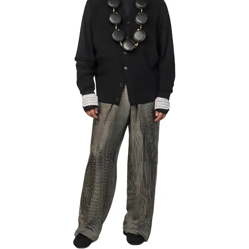 ZARA Stefano Pilati Collaboration Casual Pants Men Black-2