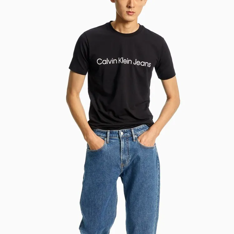 CALVIN KLEIN Jeans SS24 T Shirt Men's Black-2