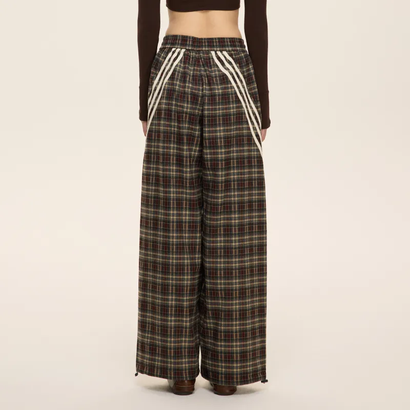LIUREGALI Casual Pants Unisex Brown-4