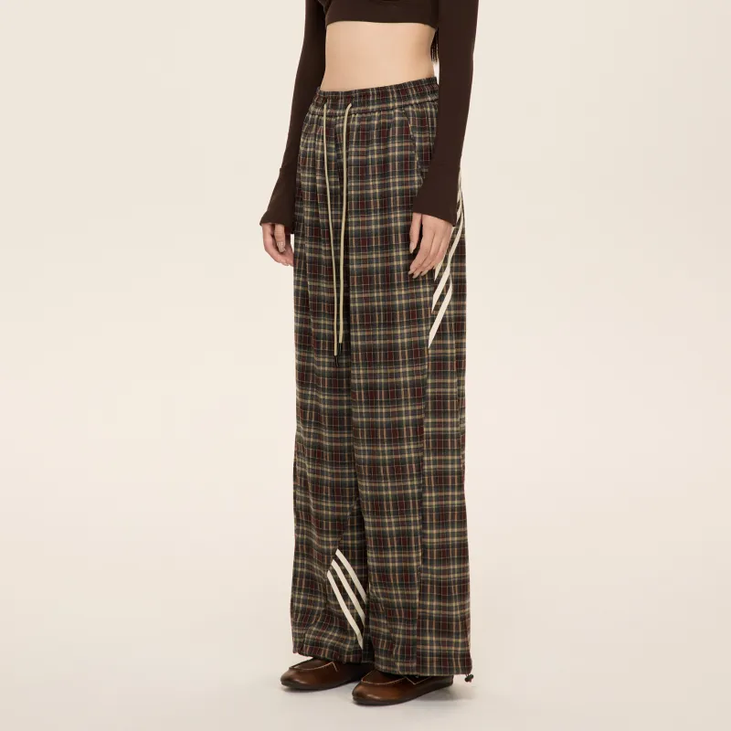 LIUREGALI Casual Pants Unisex Brown-3