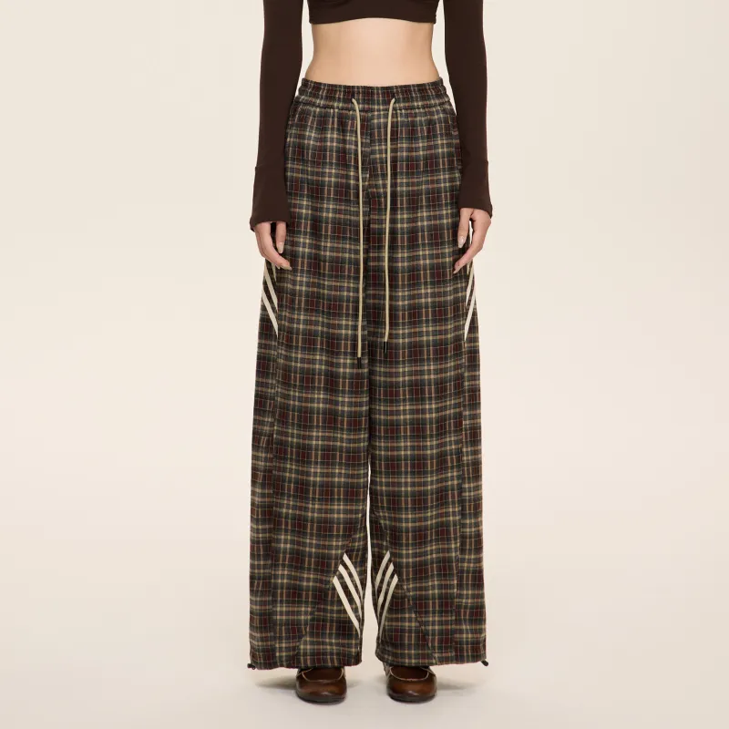 LIUREGALI Casual Pants Unisex Brown-2
