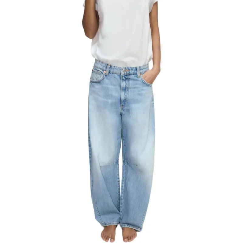 ZARA Trf Jeans Women's Light Blue-2