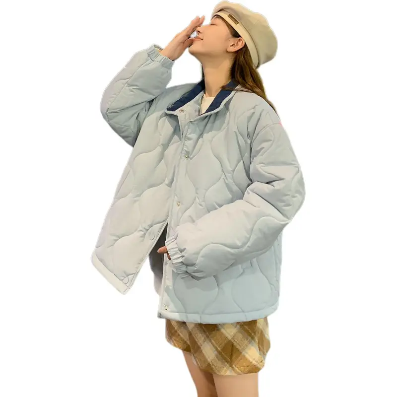 Tonlion Puffer Jacket Women's Haze Blue-1