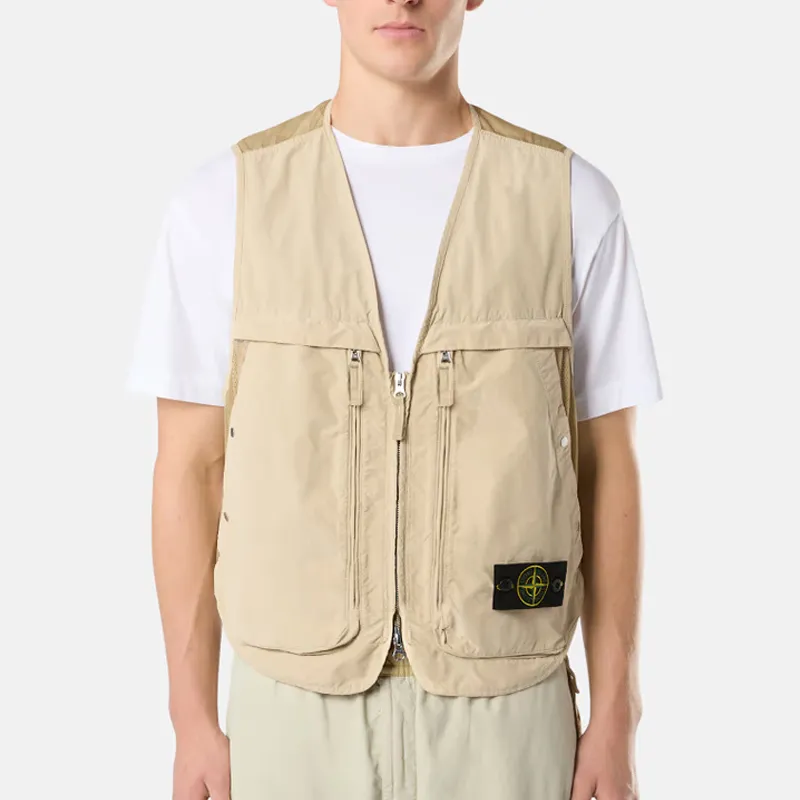 STONE ISLAND Compass badge Gilet-4