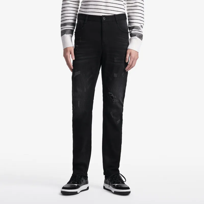 K BOXING Jeans Men Black-2
