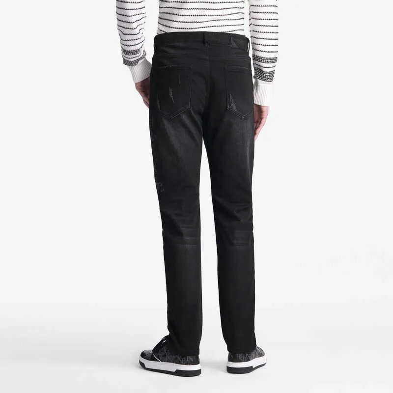 K BOXING Jeans Men Black-3