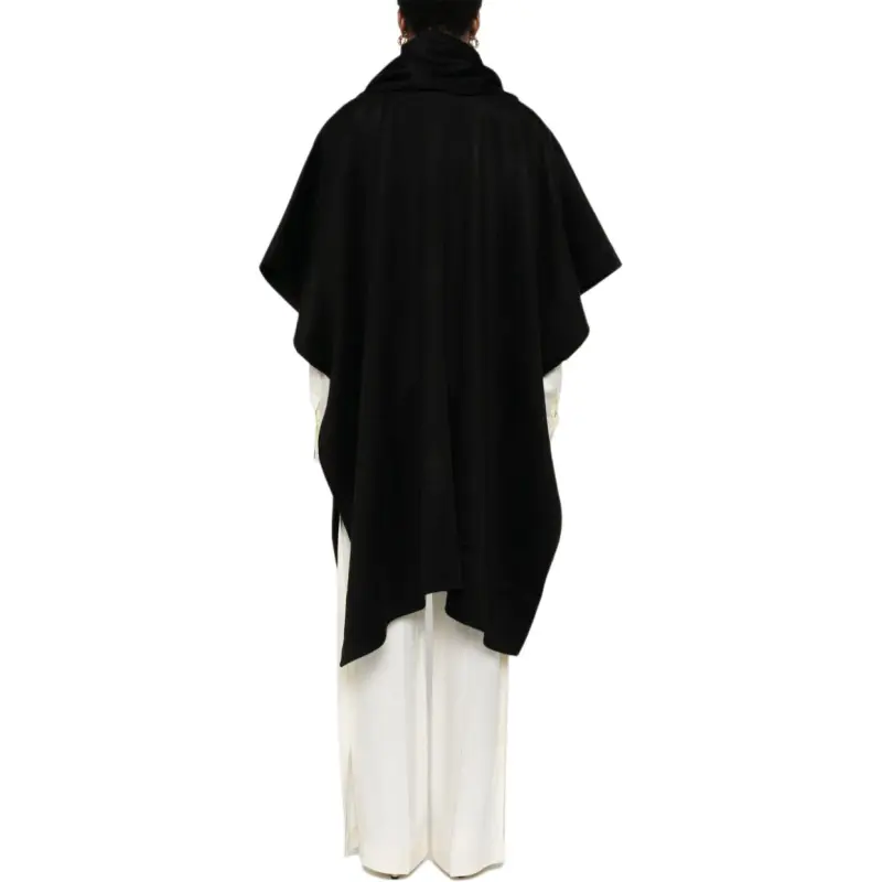 TOTEME Scarf Detailed Short Sleeved Cape-2