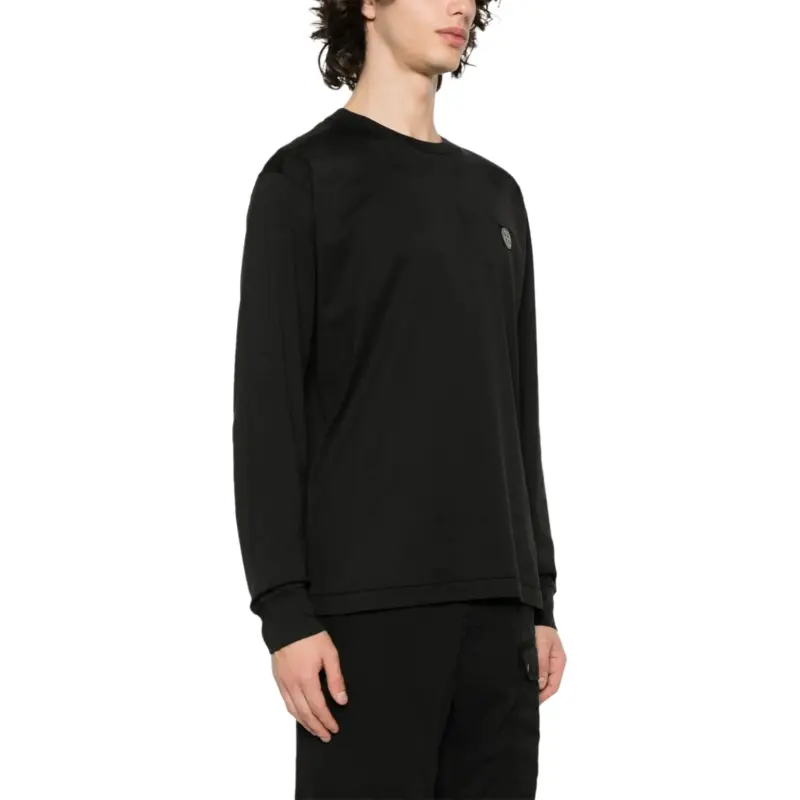 STONE ISLAND Compass Badge Long Sleeved T Shirt-1