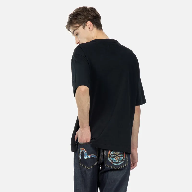 EVISU T Shirts Men Black-3
