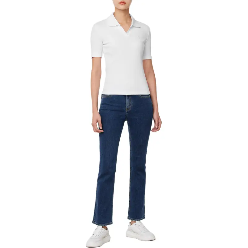 CALVIN KLEIN Polo Shirt Women's White-2